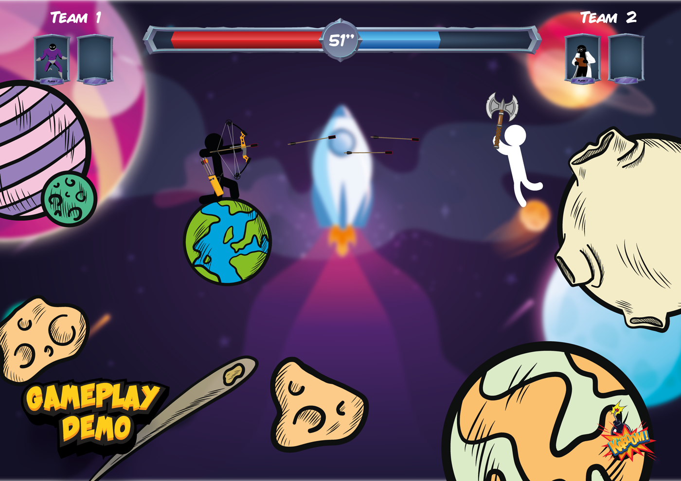 Project Kaboom · arte del juego